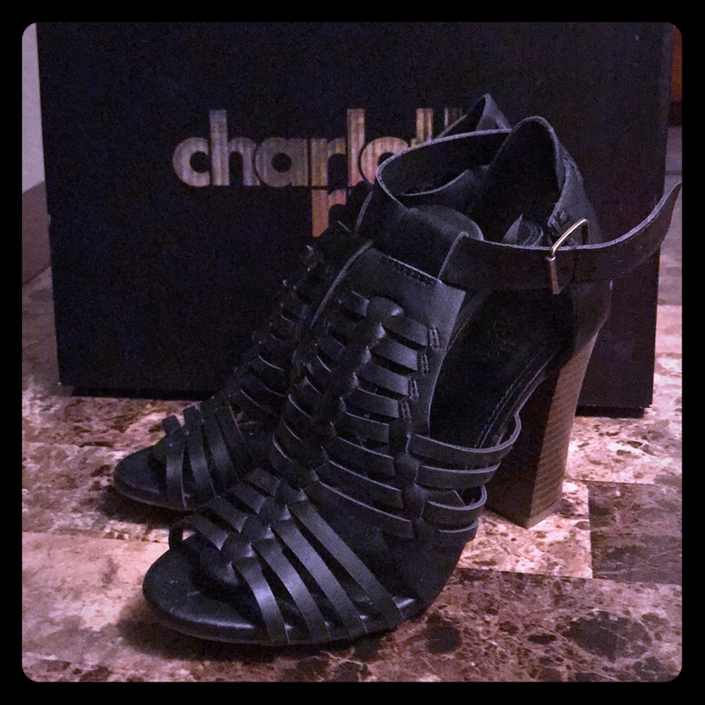 Charlotte Russe Heels Size 6 Style Helena Black
